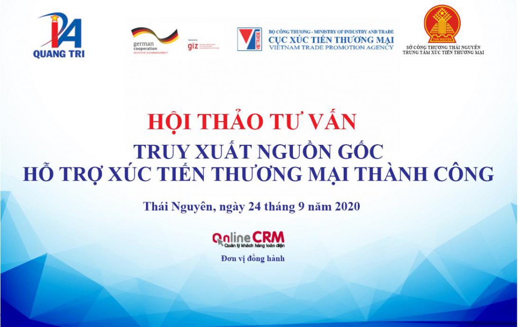 OnlineCRM đồng hành cùng hội thảo của Cục Xúc Tiến Thương Mại tại Thái Nguyên