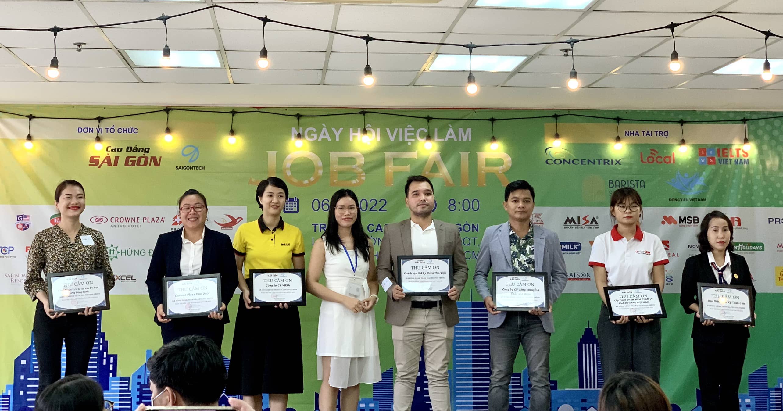 OnlineCRM nhận thư cảm ơn từ Saigontech